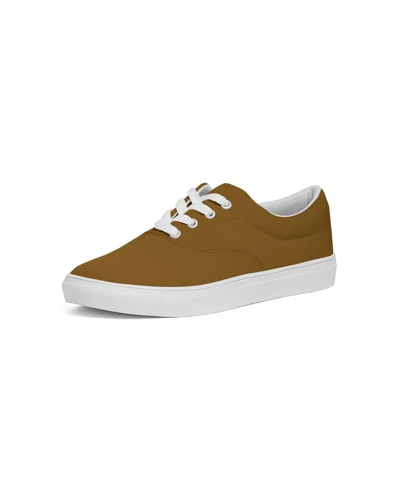 Medium Dark Orange Women's Canvas Sneakers | Women's | Medium Dark Pure Orange | C0M50Y100K60