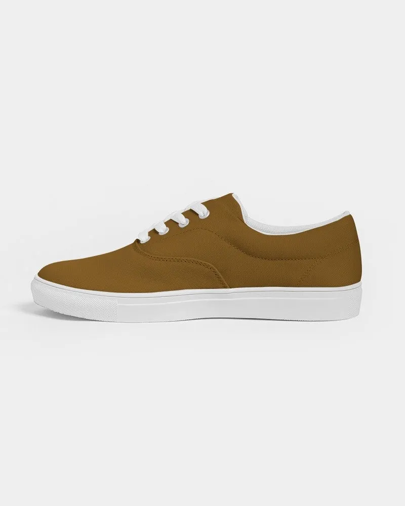 Medium Dark Orange Women's Canvas Sneakers | Women's | Medium Dark Pure Orange | C0M50Y100K60