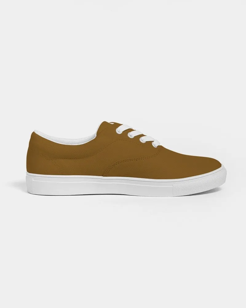 Medium Dark Orange Women's Canvas Sneakers | Women's | Medium Dark Pure Orange | C0M50Y100K60