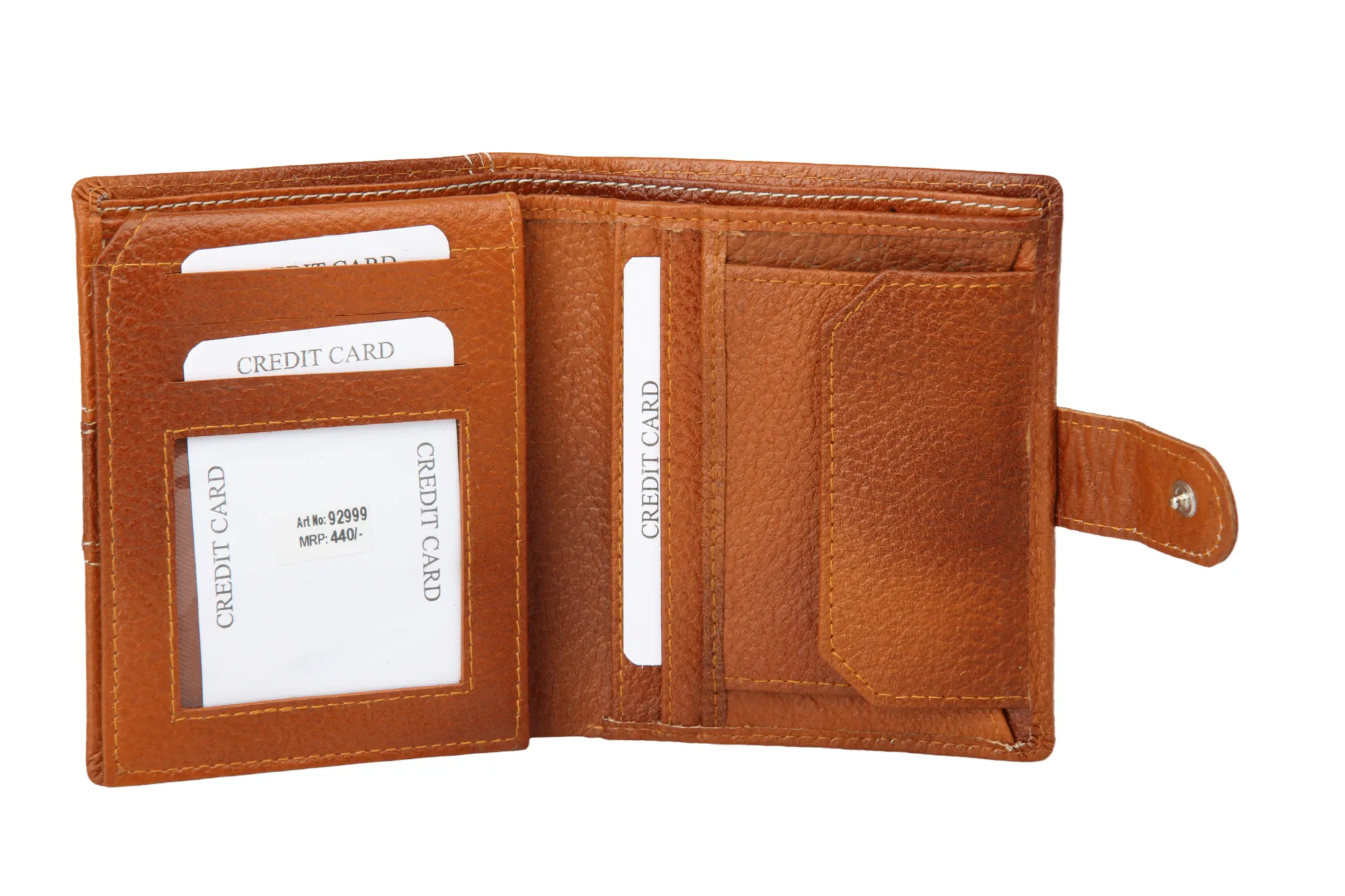 Mens Leather Wallet 92999 (TAN)