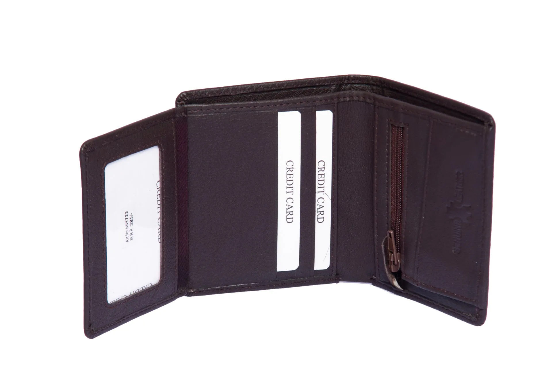 MENS LEATHER WALLET 991723 (BROWN)