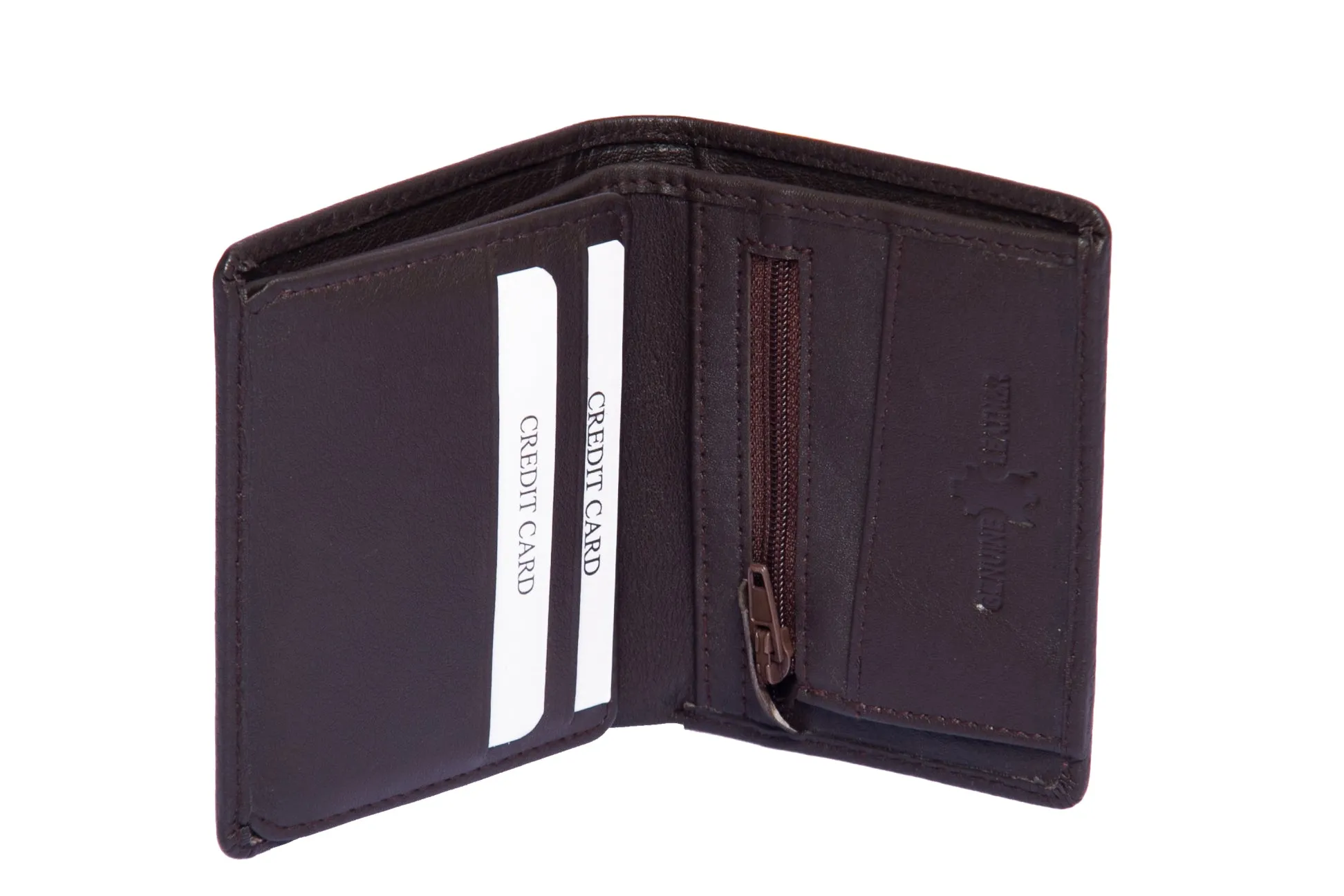 MENS LEATHER WALLET 991723 (BROWN)