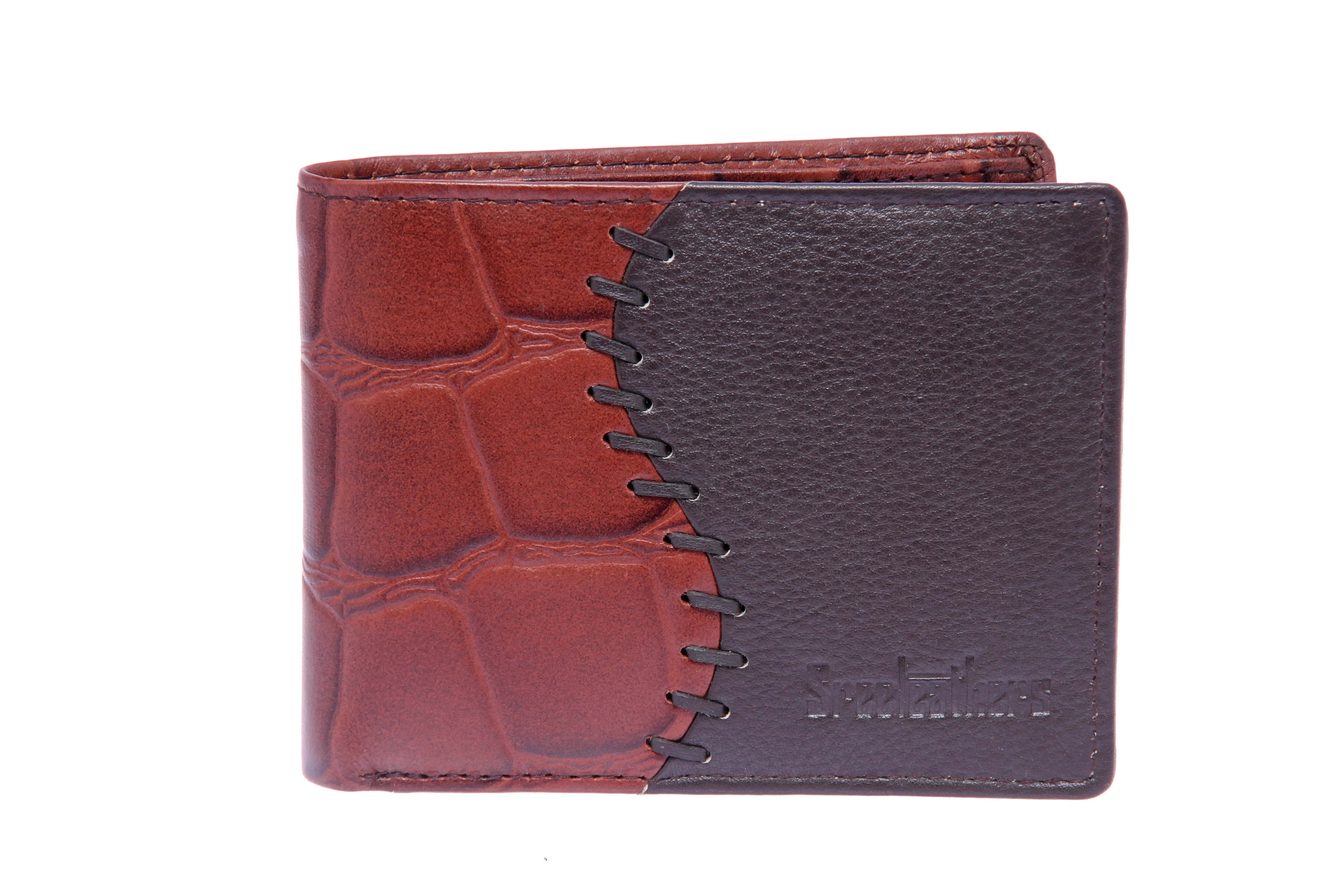 MENS LEATHER WALLET (RFID) 92921 (BROWN)