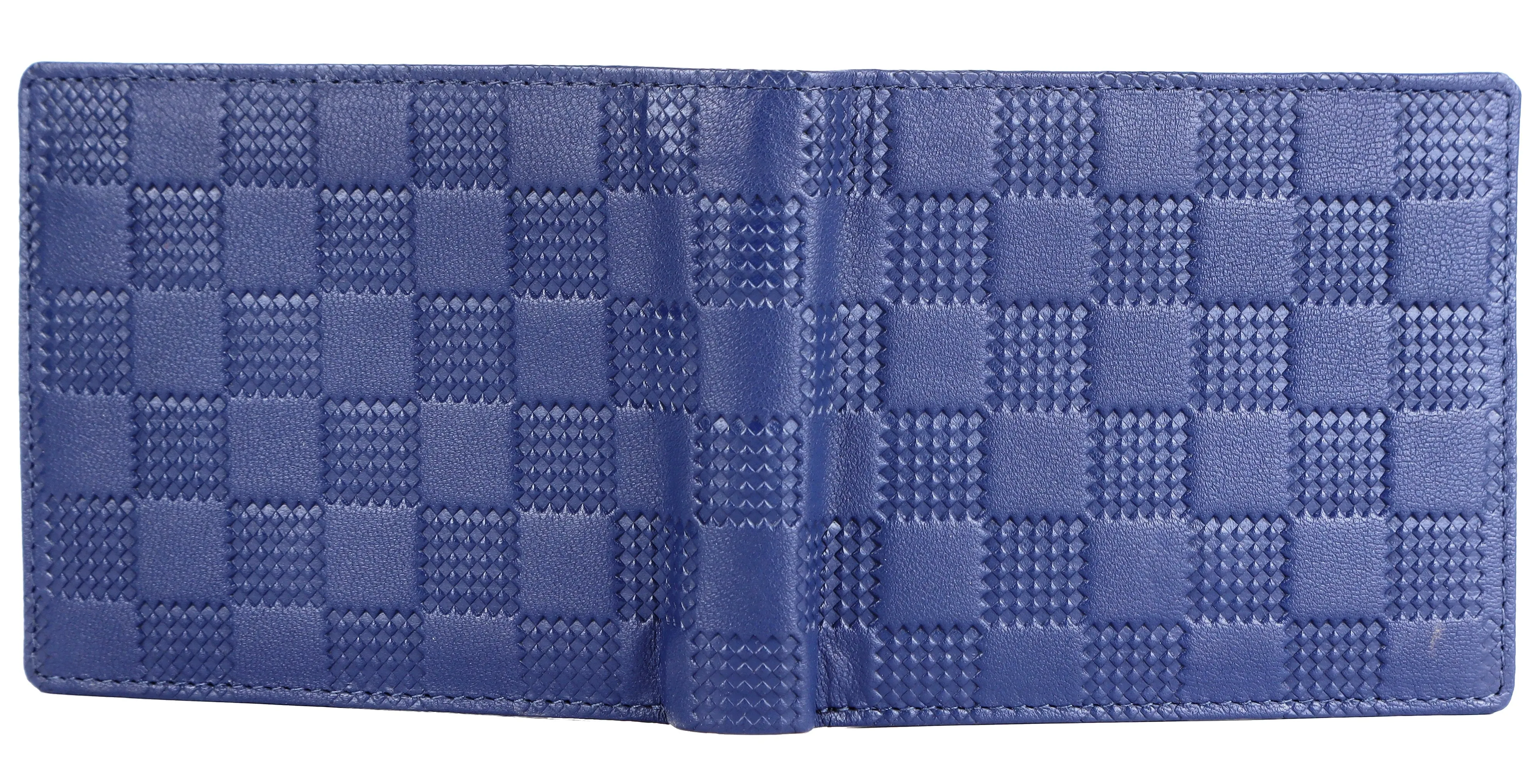 MENS LEATHER WALLET (RFID) 93702 (BLUE)