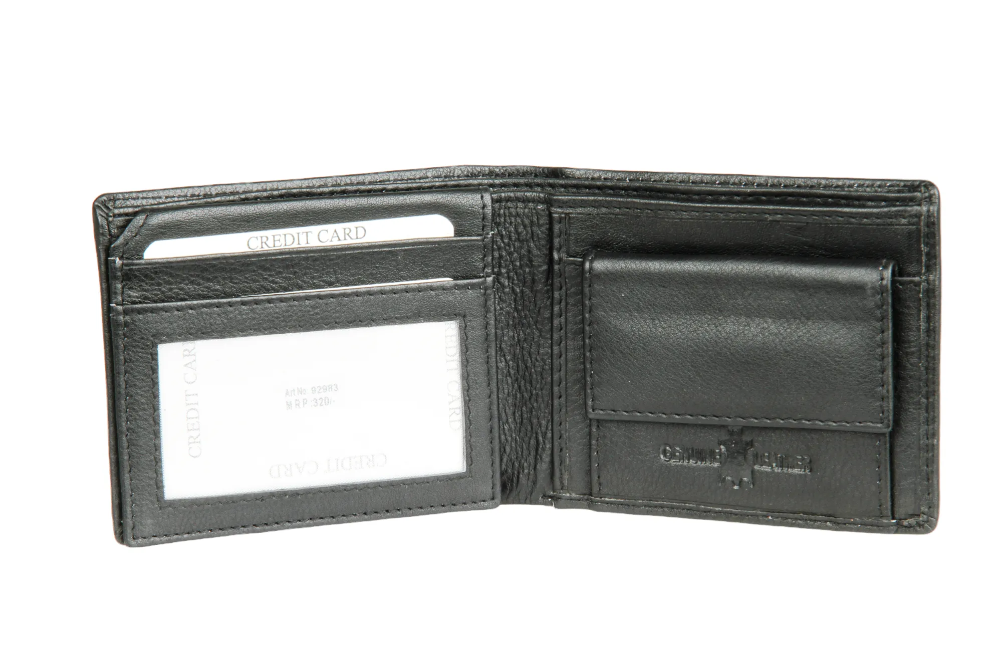 Mens leather wallet with zodiac sign 92983 (Cancer)