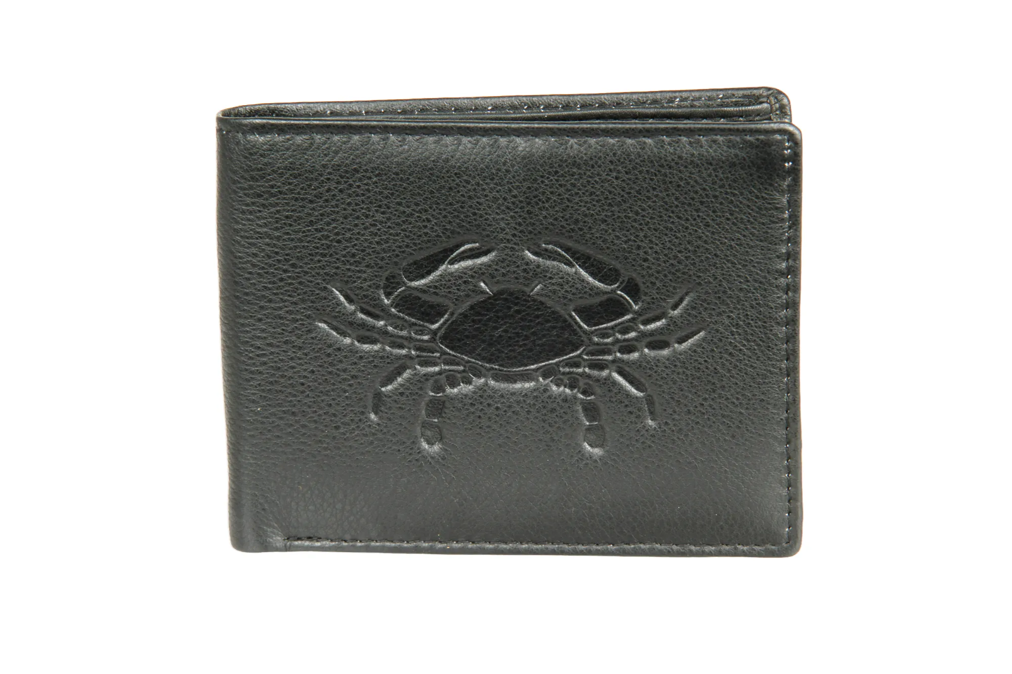 Mens leather wallet with zodiac sign 92983 (Cancer)