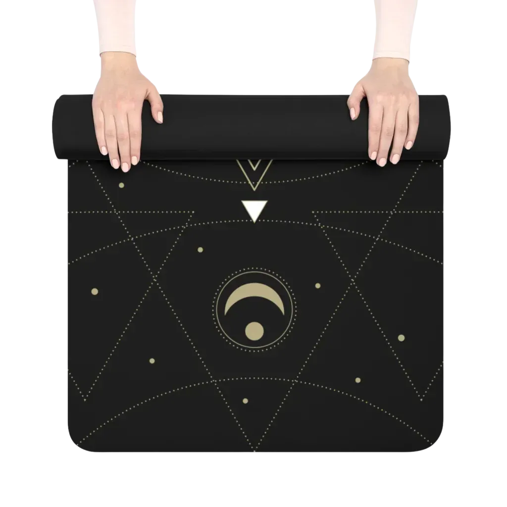 MYSTIC SACRED GEOMETRIC PRINTED YOGA MAT