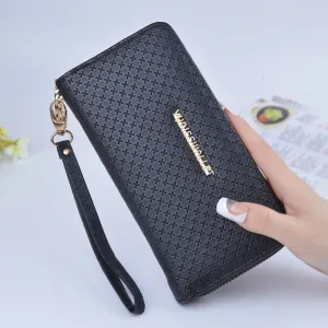 New pure color lady wristband handbag