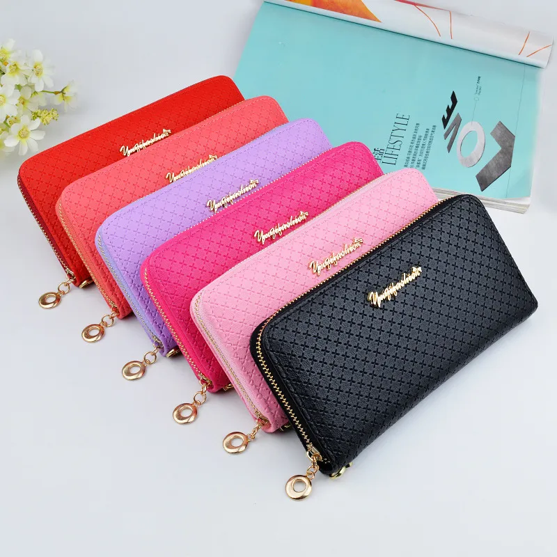 New pure color lady wristband handbag
