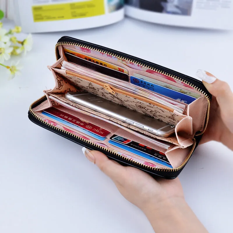 New pure color lady wristband handbag