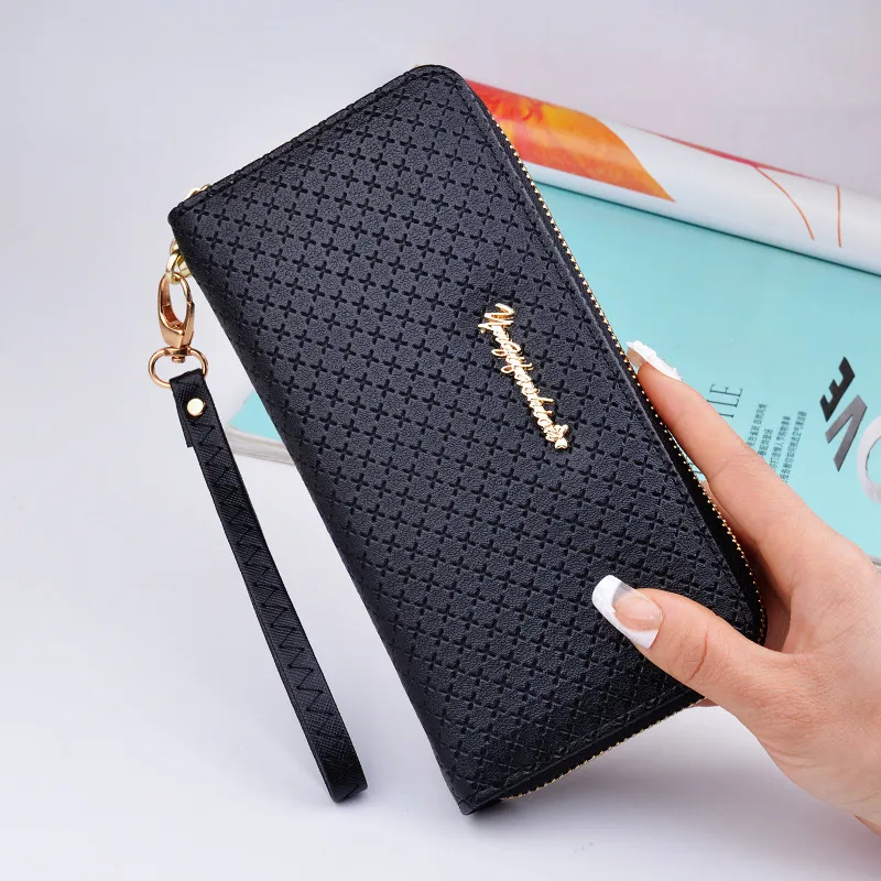 New pure color lady wristband handbag