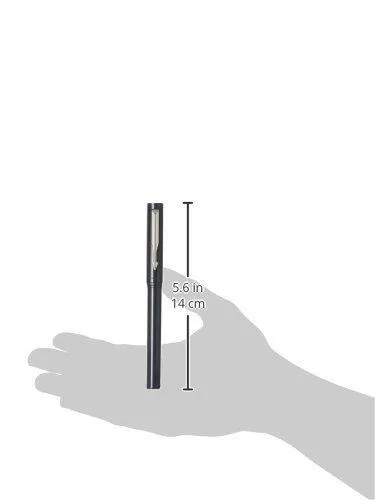 Parker 9000023871 Beta Standard Chrome Trim Ball Pen with New Systemark Refill (Grey)