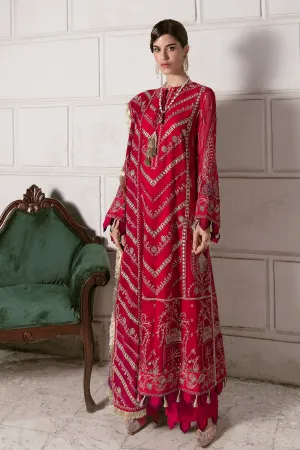 Party Wear Red Salwar Kameez with Embroidery #PF449