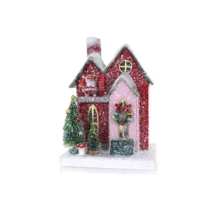 Petite Red House Putz Style by Cody Foster