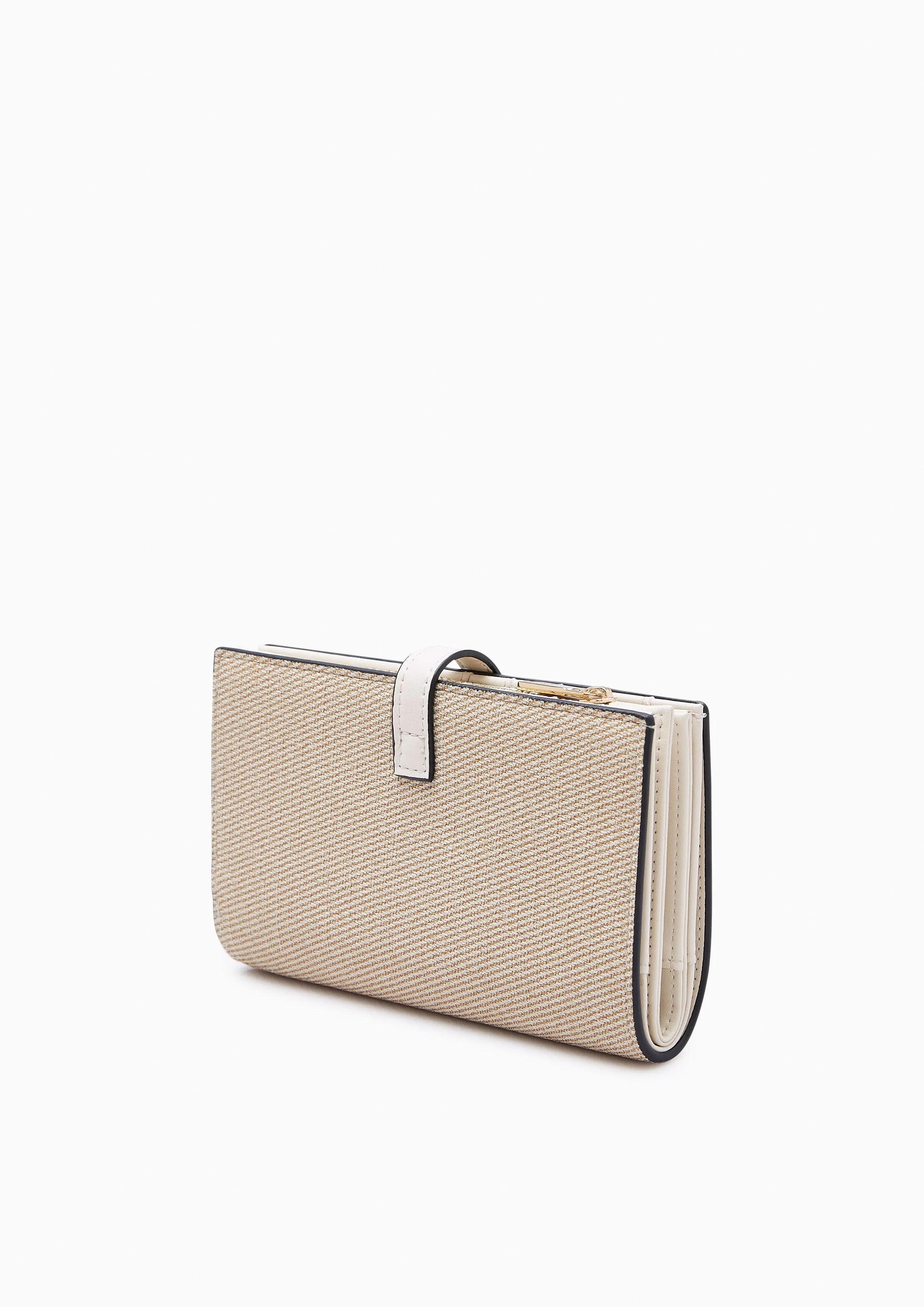 Raff Pocket Long Wallet - Ivory