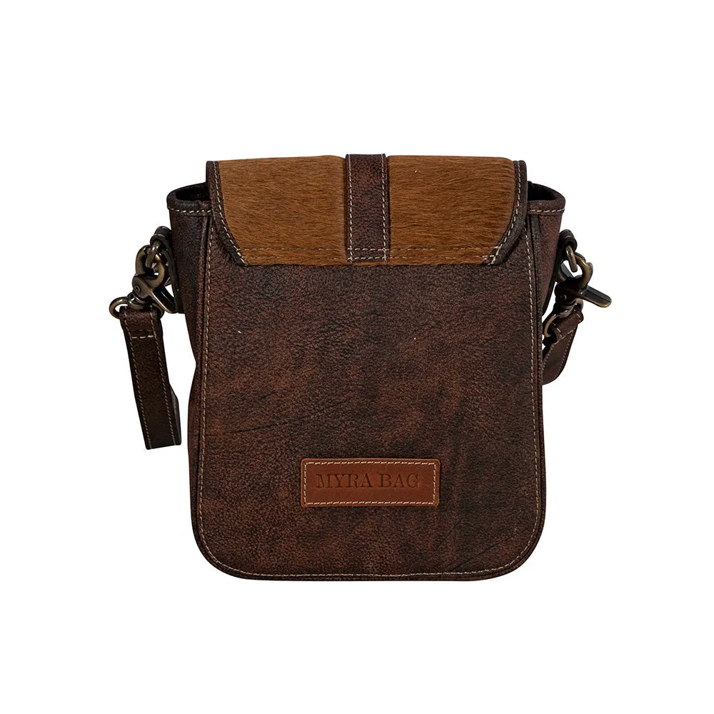Santa Mesa Leather & Hairon Bag in Light Hair-on Hide