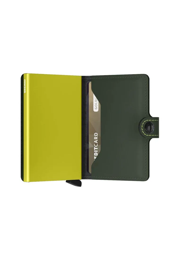 Secrid Miniwallet Matte Green Lime
