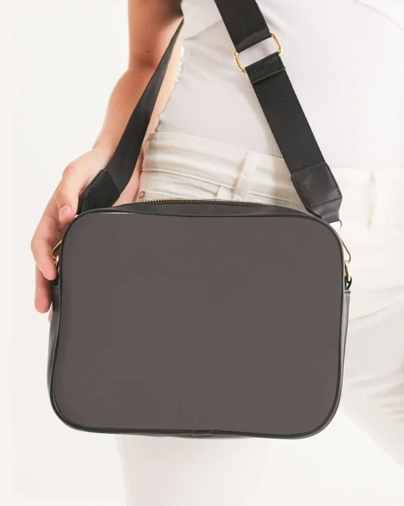 Shaded Pastel Brown Crossbody Bag | C60M60Y60K30