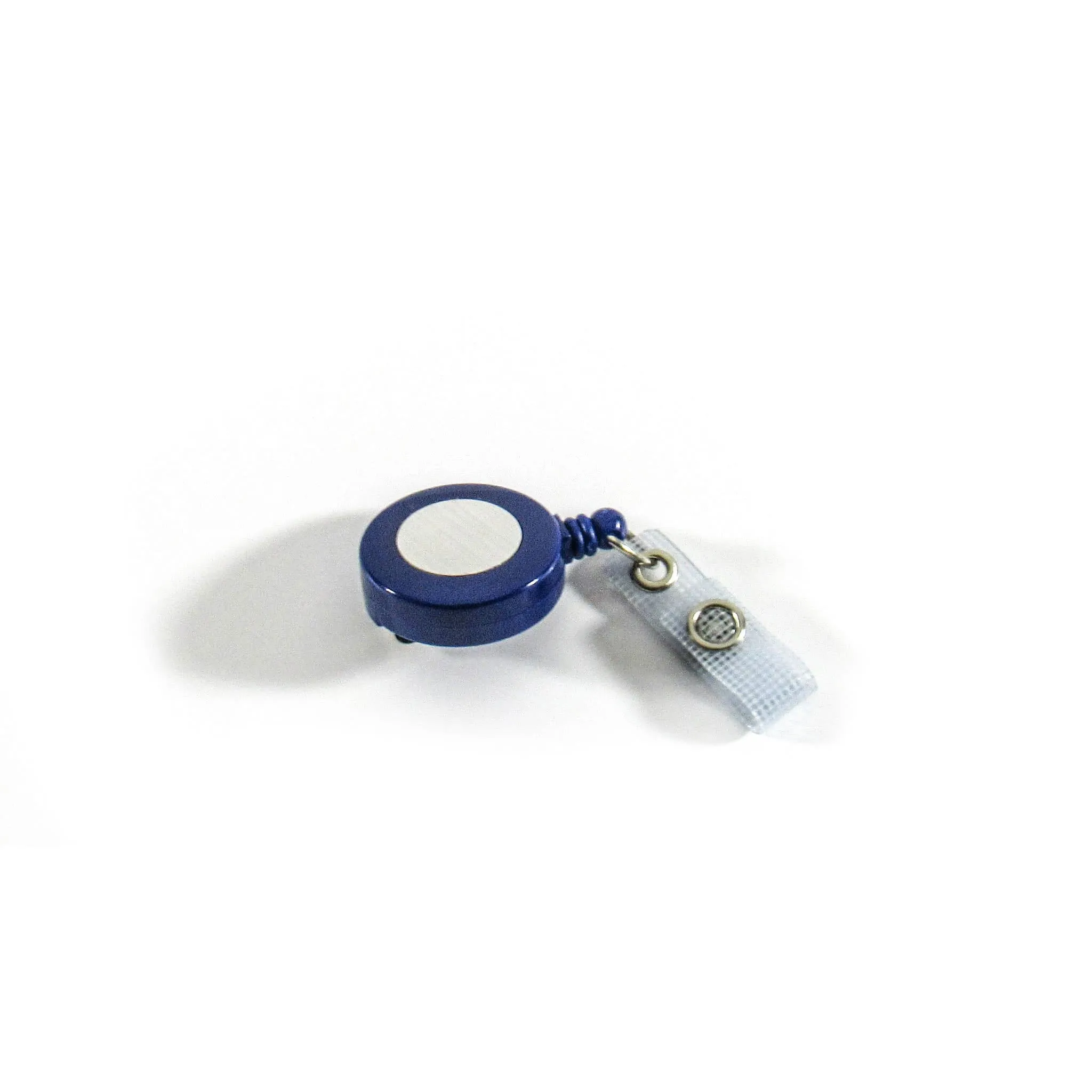 Small Blue Retractable Badge Reel Yo-Yo (Packs of 10)