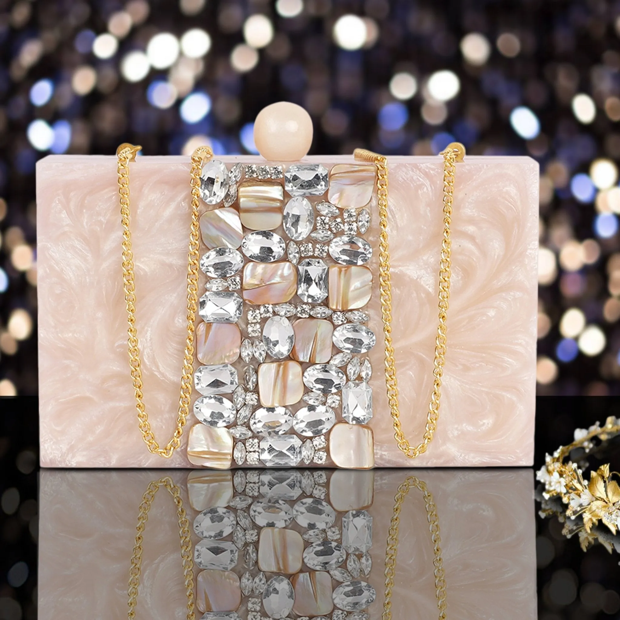 Star Dust Resin Clutch