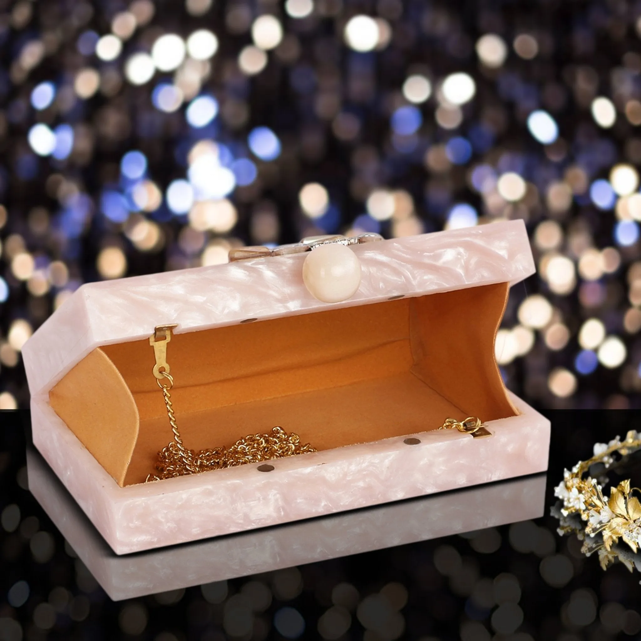Star Dust Resin Clutch