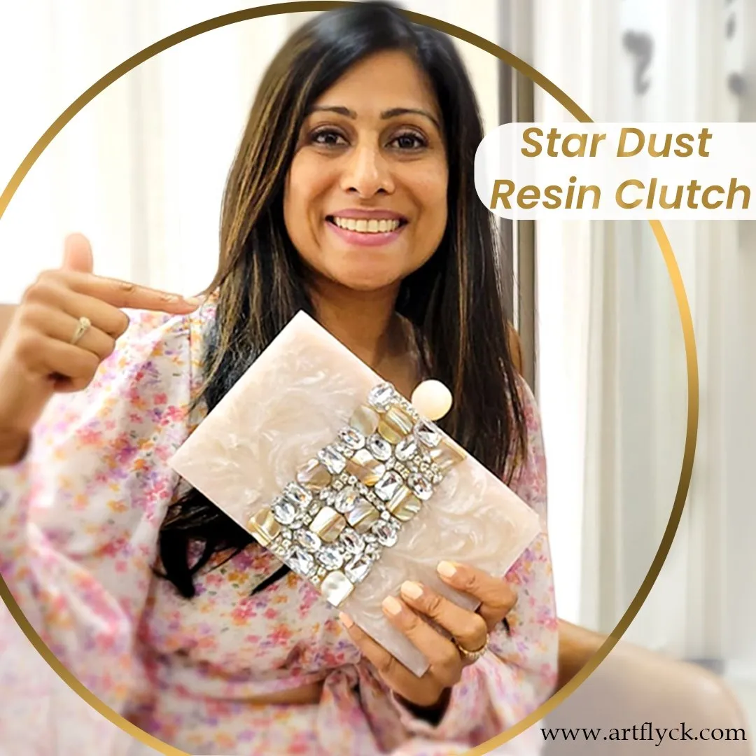 Star Dust Resin Clutch