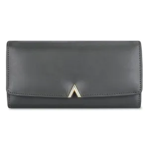 THE CLOWNFISH FashionFinesse Collection Faux Leather Bi-Fold Womens Wallet Clutch Ladies Purse with Multiple Card Slots (Pine Green)