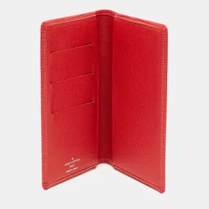 Trendy Inspired Louis Vuitton Red Epi Leather Pocket Organizer