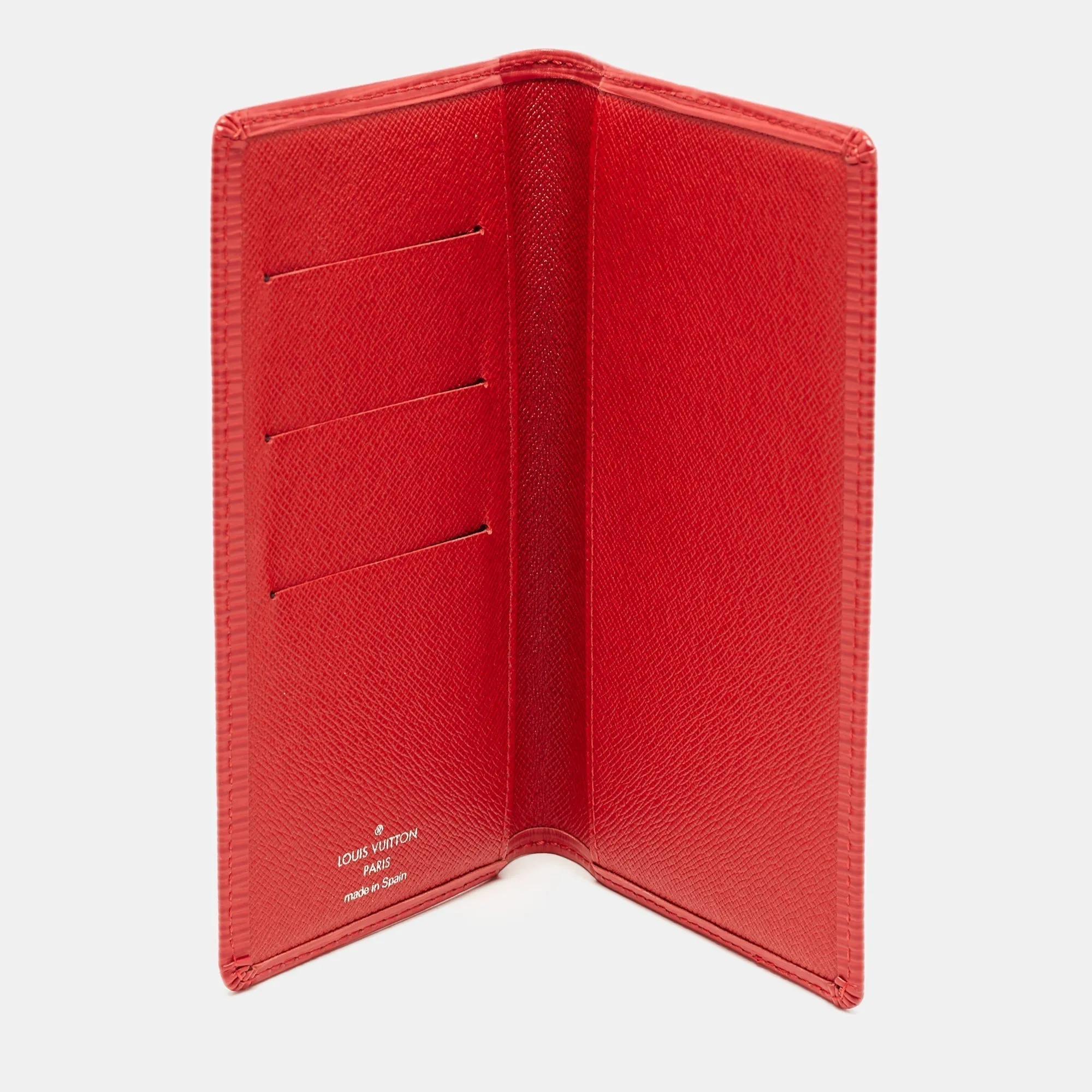 Trendy Inspired Louis Vuitton Red Epi Leather Pocket Organizer
