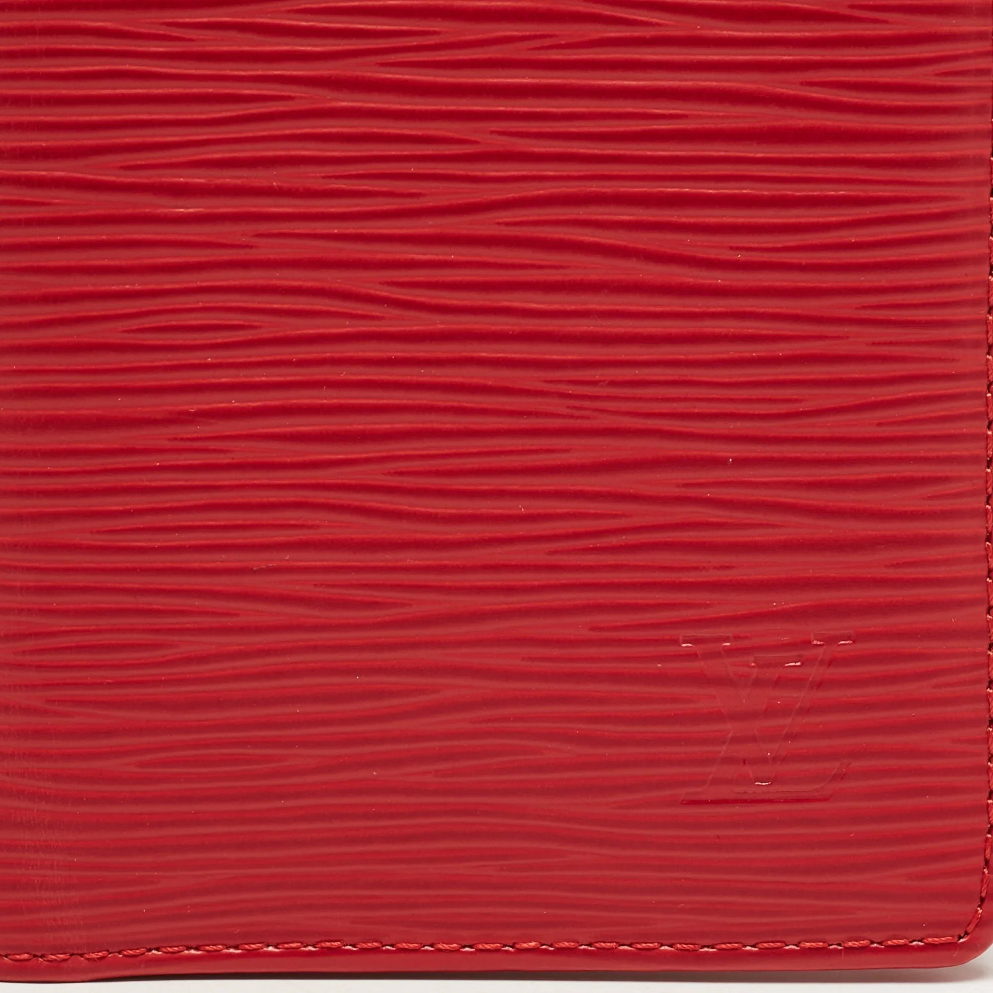 Trendy Inspired Louis Vuitton Red Epi Leather Pocket Organizer