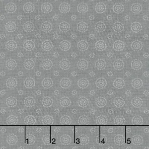 Wilmington Essentials - Dash of Pepper Concentric Circles Medium Charcoal Yardage