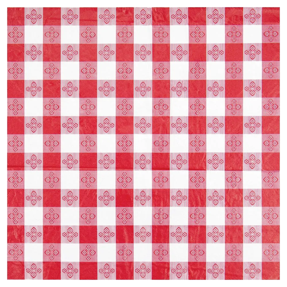 Winco TBCS-52R Table Cloth, 52" x 52", Square, Red