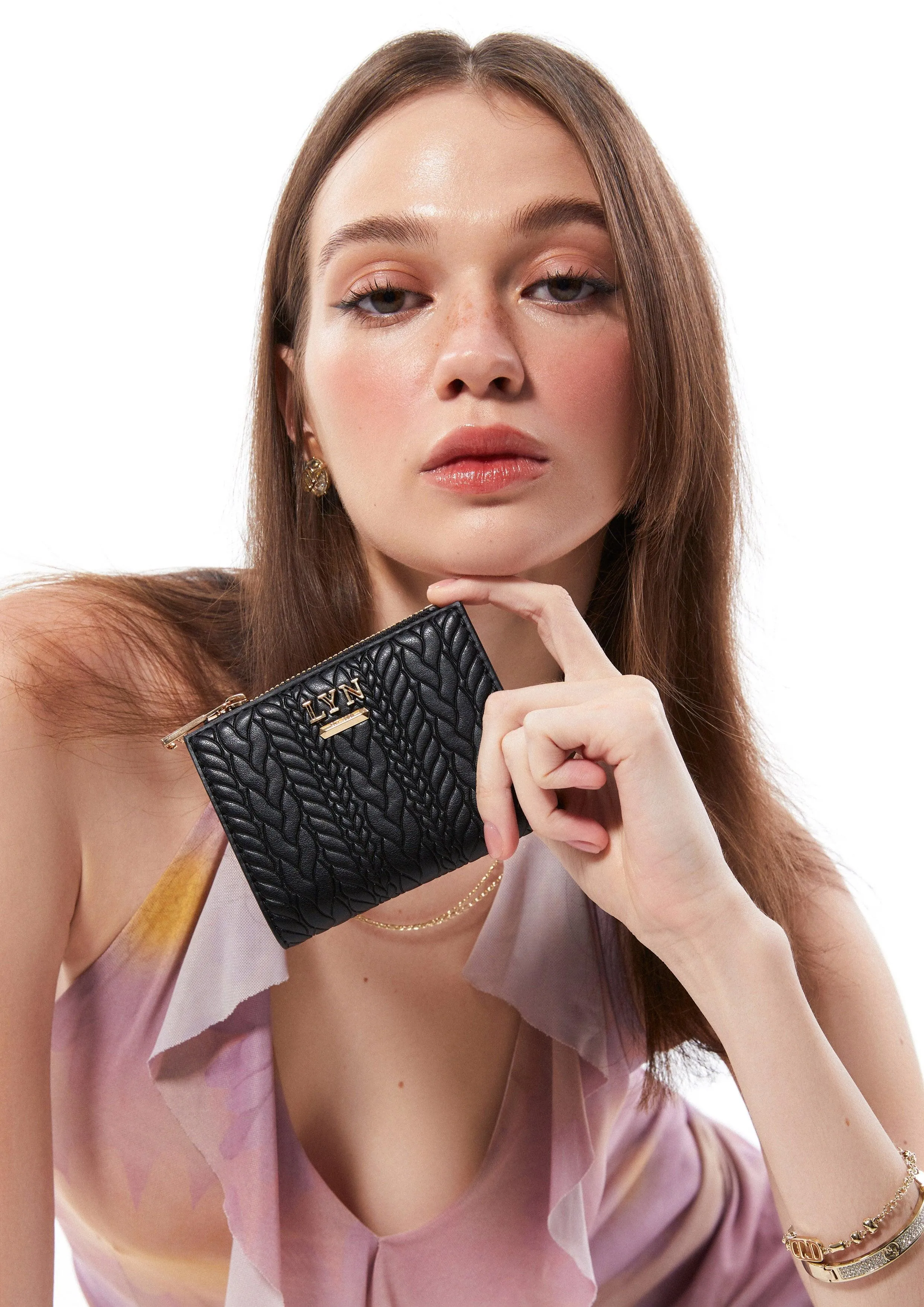 Winter Short Wallet Black