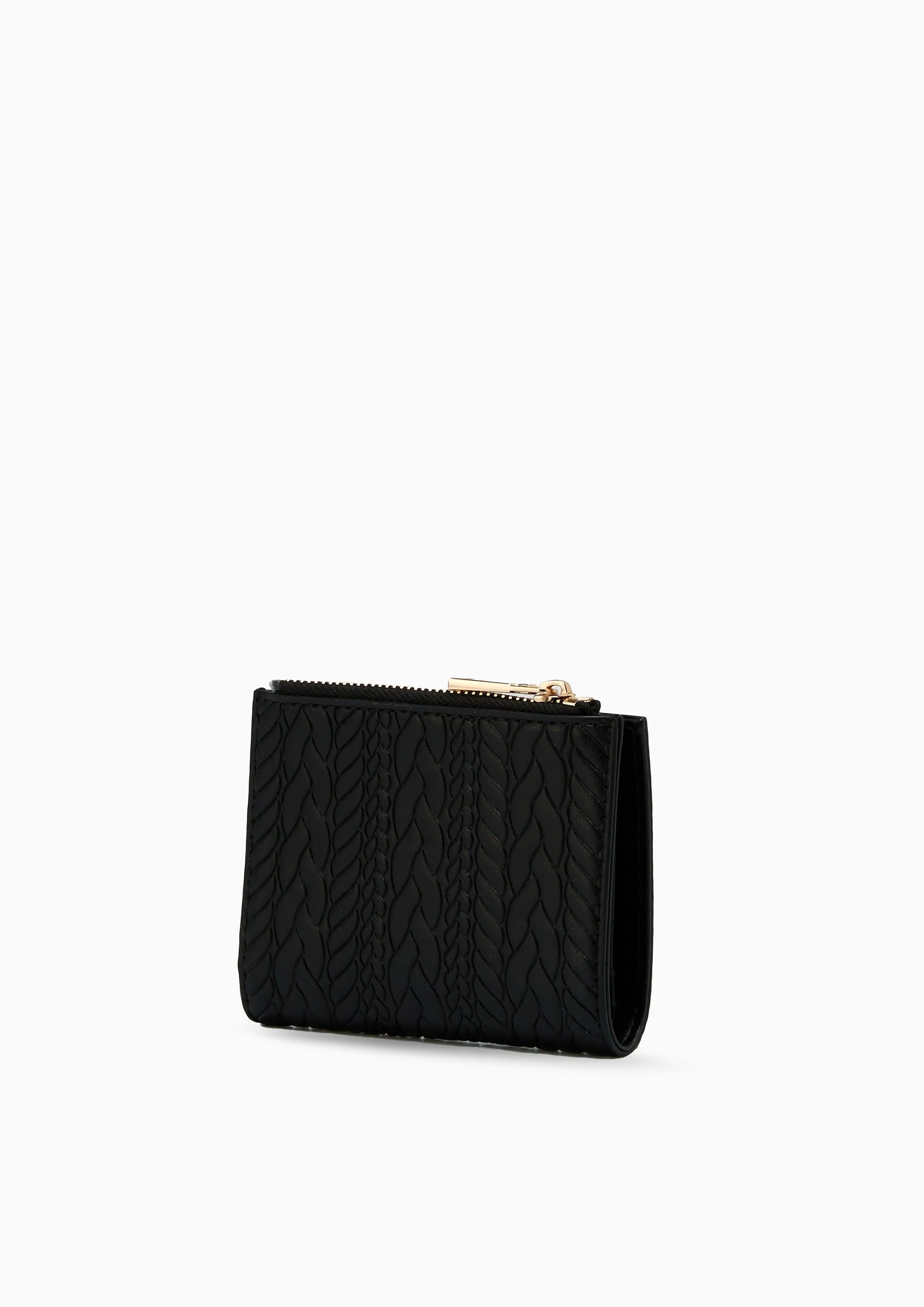 Winter Short Wallet Black