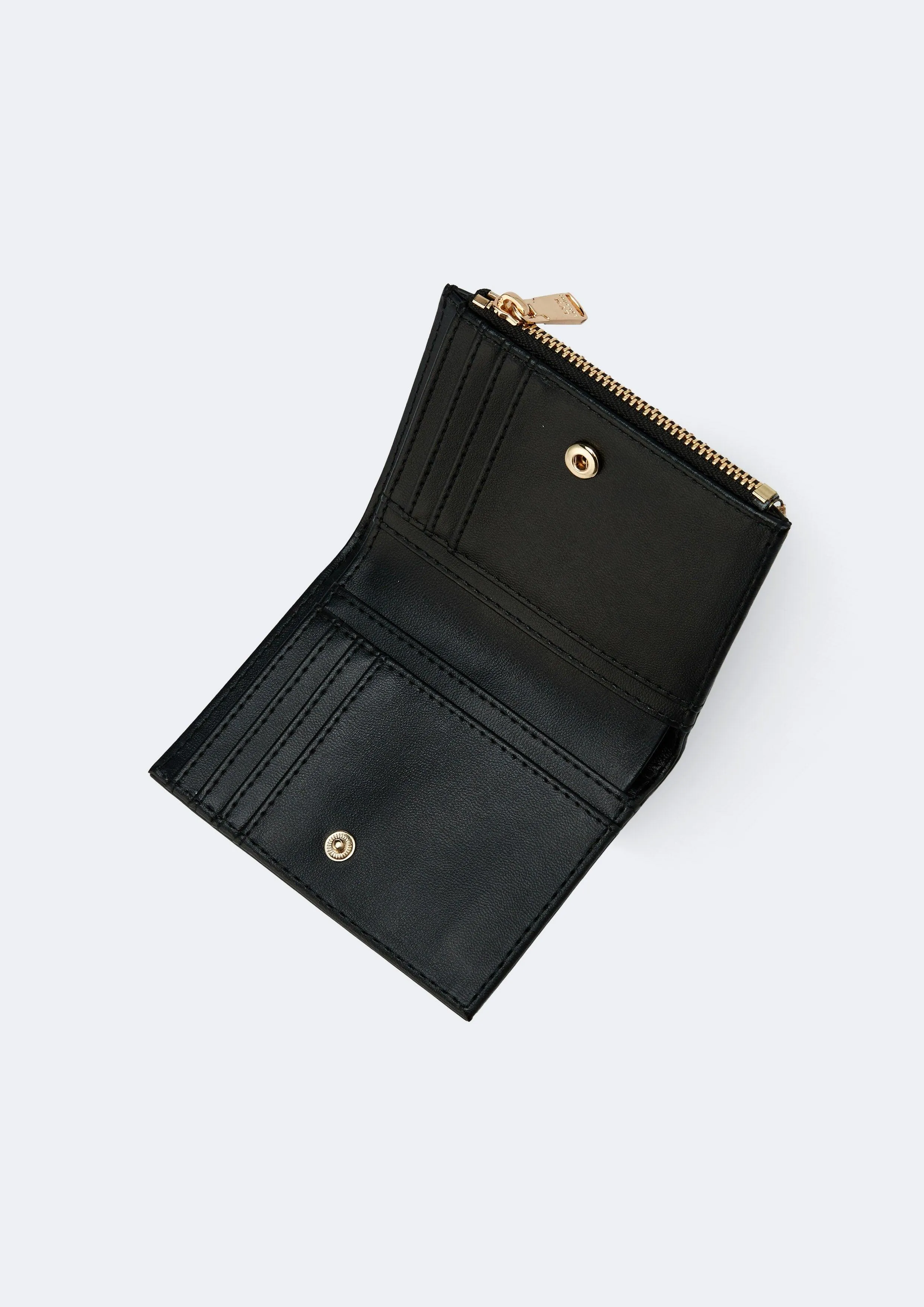 Winter Short Wallet Black