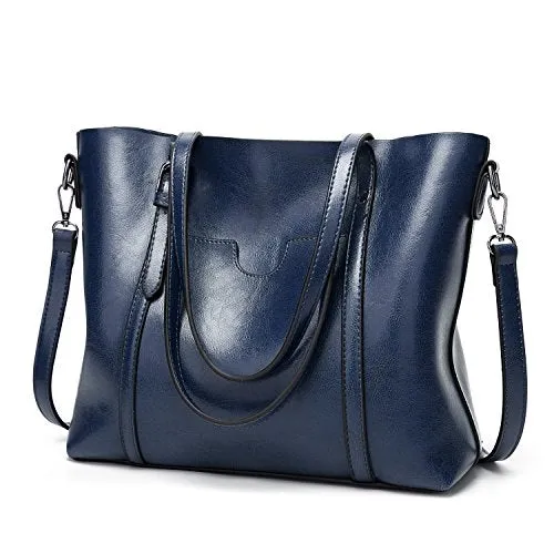 Women's Top Handle Large Satchel Handbags Shoulder Bag Tote Purse  (8 colors)