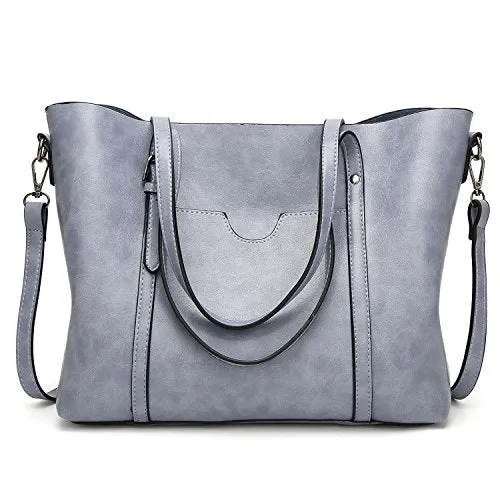 Women's Top Handle Large Satchel Handbags Shoulder Bag Tote Purse  (8 colors)