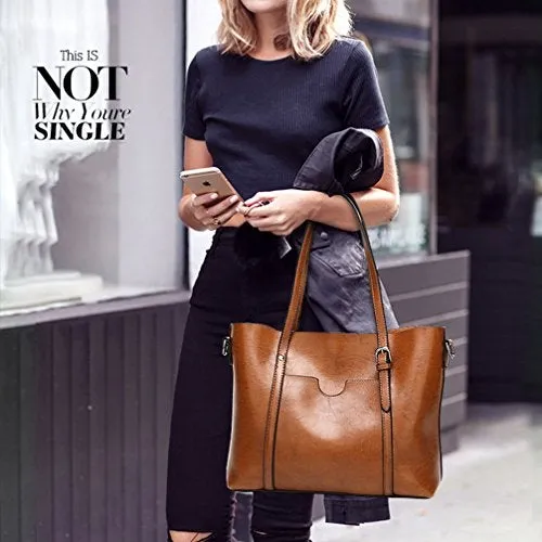 Women's Top Handle Large Satchel Handbags Shoulder Bag Tote Purse  (8 colors)