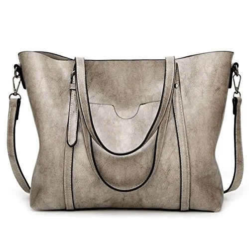Women's Top Handle Large Satchel Handbags Shoulder Bag Tote Purse  (8 colors)